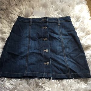 NWT JustBlack jean skirt